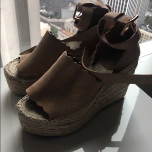 Chloé Lauren Espadrille Wedge Sandal